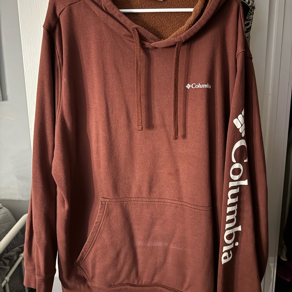 Columbia Rust Hoodie
